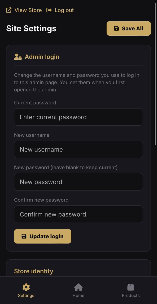 Mobile UI - Selection