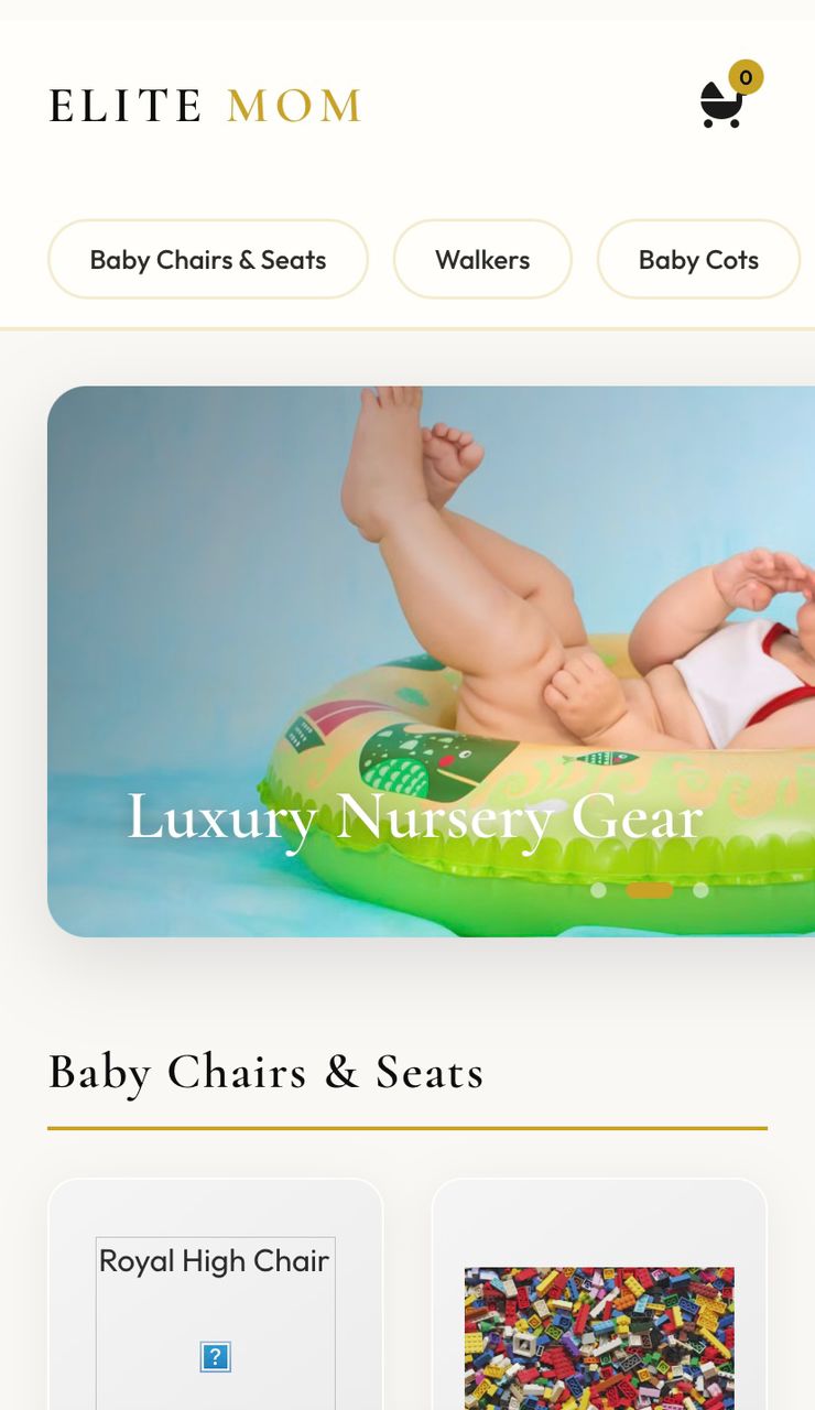 Mobile UI - Home / Dashboard