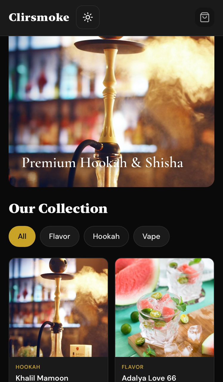 Mobile UI - Listing
